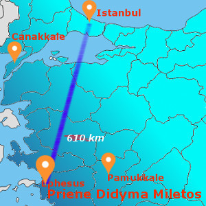 DAILY PRIENE - MILETOS - DIDYMA BY FLIGHT